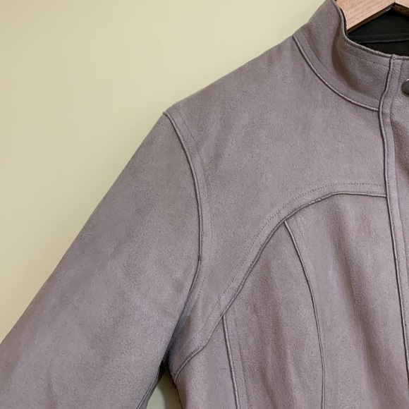 Unbranded Reversible Moto Style Tan Brown Zip Snap Jacket Medium - Picture 7 of 17